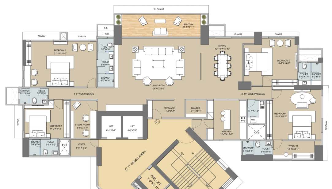 Premium 3 Bed Residences